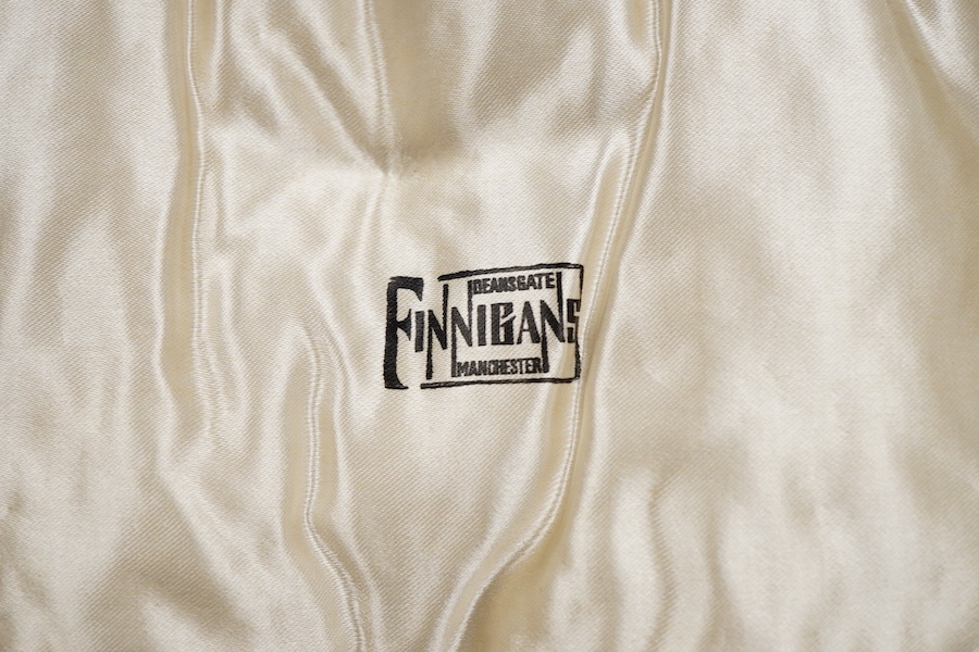 A cased six piece silver condiment set by Finnegans, Ltd, Birmingham, 1940, together with four earlier matched silver condiment spoons by Adie Brothers, 20oz.